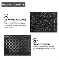 2pcs Aquarium Bottom Filter Plate PVC Gravel Filter Plate