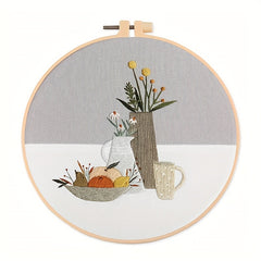 DIY Personalized Flowers Embroidery Kit for Beginners