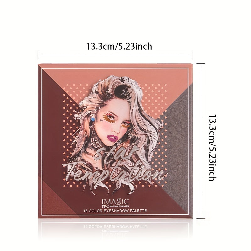 Tarot Cup 16 Eyeshadow Palette Matte Pearl Glitter Eyeshadow Palette