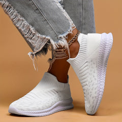 Women's Mesh Breathable Tennis Sports Shoes Lightweight Non-slip Travel Shoes