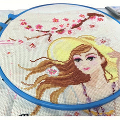 5pcs Multicolorful Embroidery Hoops for Cross Stitch Sewing DIY Crafts
