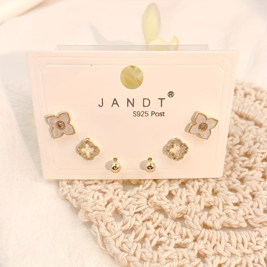Four Leaf Clover Earrings for Kids