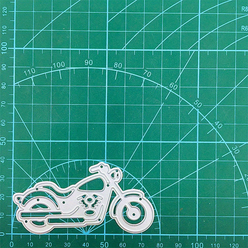 DIY Motorcycle Scrapbook Metal Cutting Die for Card Making Scrapbooking