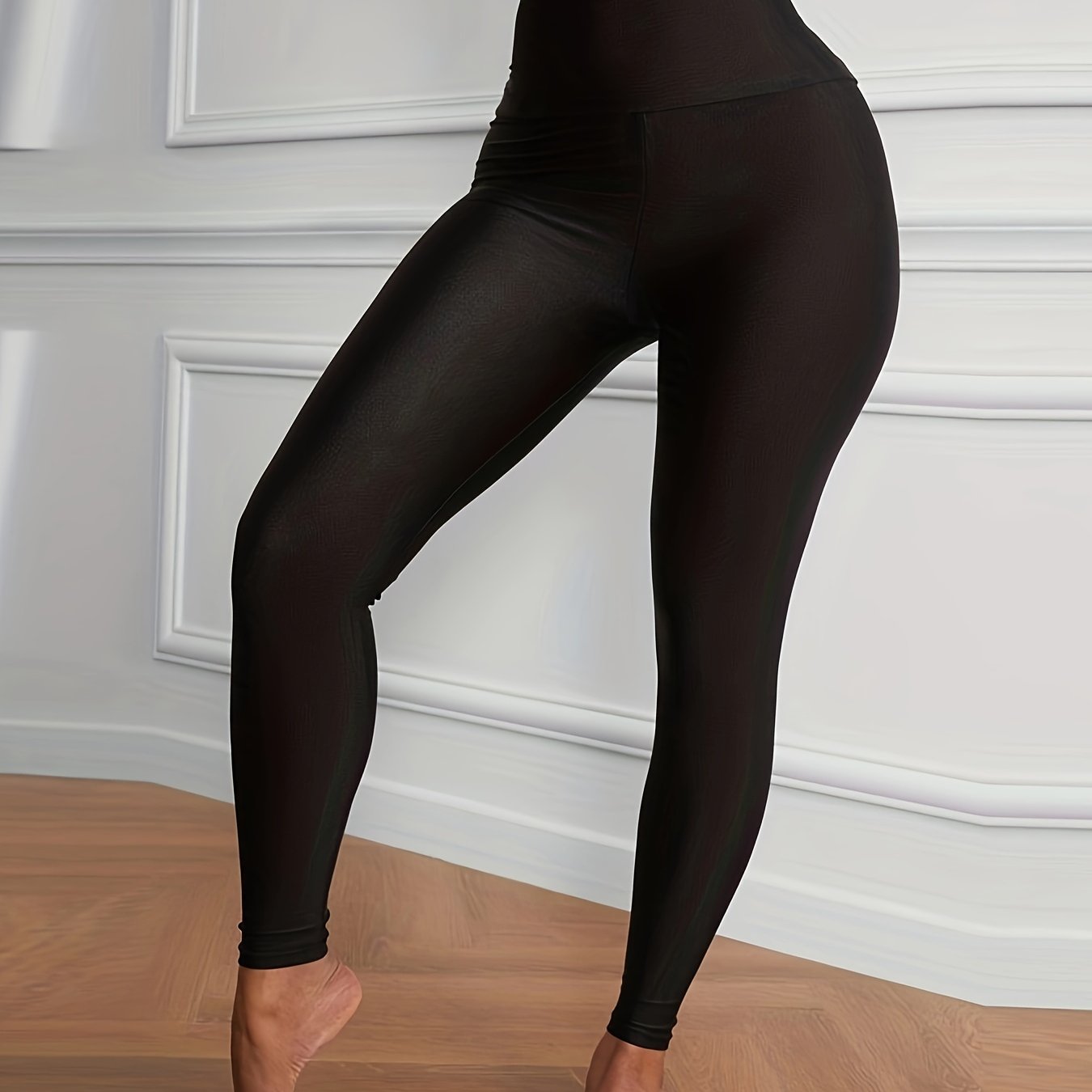 High Waist Skinny Leggings Stretchy Casual Leggings For Workout