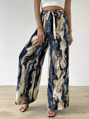 Tie Waist Wide Leg Pants for Women