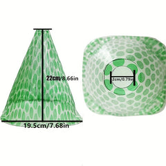 5pcs Reusable Frost Proof Plastic Floral Plant Bell Jar Sets Winter Plant Cover