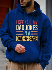 Funny 'Keep My Dad Jokes' Hoodie For Men