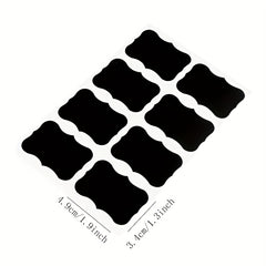 Glass Bottle Label Sticker Small Blackboard Label Decorative Message