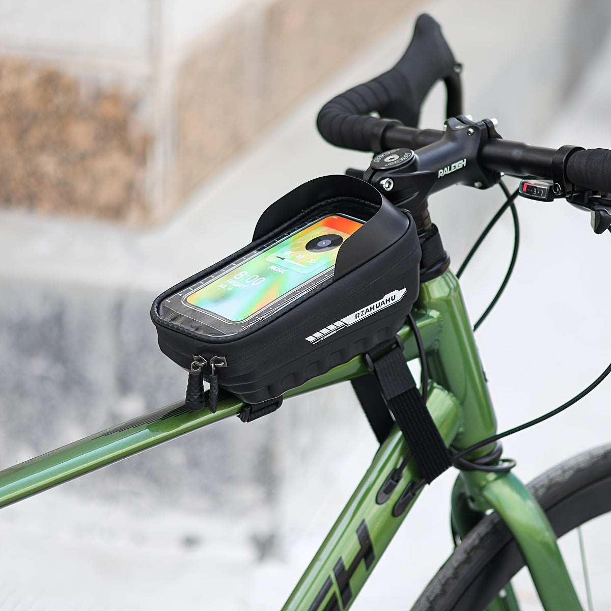 MTB Front Handlerbar Bag Rainproof 17 Phone Case Bike Top Tube Bag