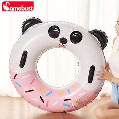 Panda Pink Inflatable Swimming Ring for Men Women
