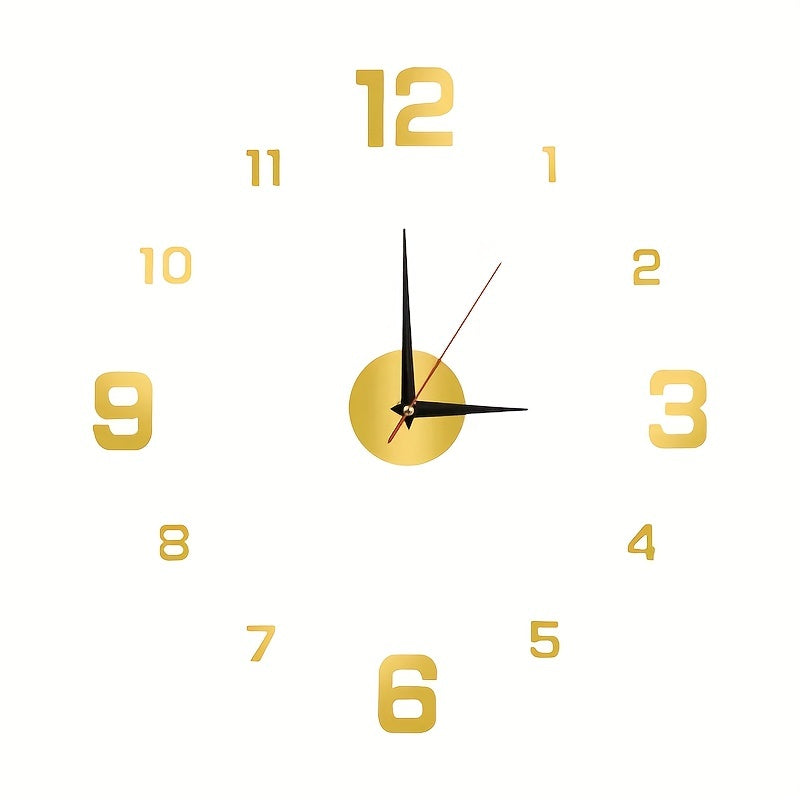 Nordic Luminous Wall Clock Mute Decorative Punch for Living Rooms