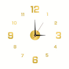 Nordic Luminous Wall Clock Mute Decorative Punch for Living Rooms