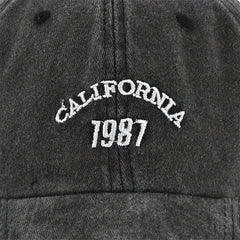 1987 Vintage Duck Tongue Cap Washed Sun Hat Wide Brim