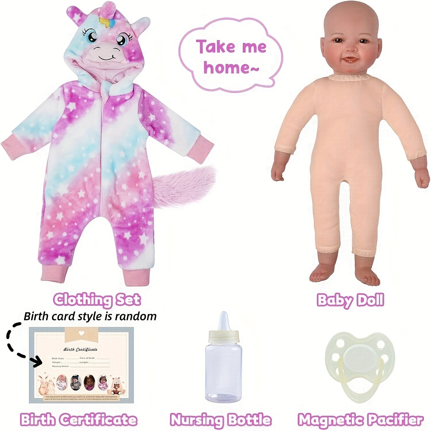 BABESIDE Baby Dolls 43 Large Realistic Soft Body Baby Doll Set for 3-Year-Olds