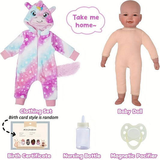 BABESIDE Baby Dolls 43 Large Realistic Soft Body Baby Doll Set for 3-Year-Olds