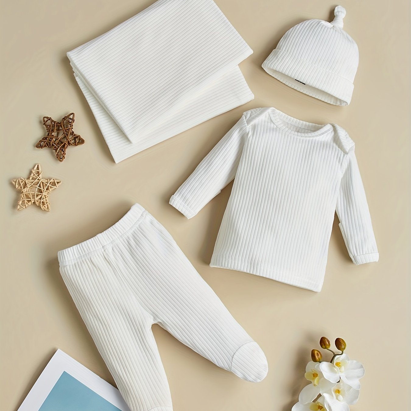 Newborn Suit Gift Pack with Hat and Blanket