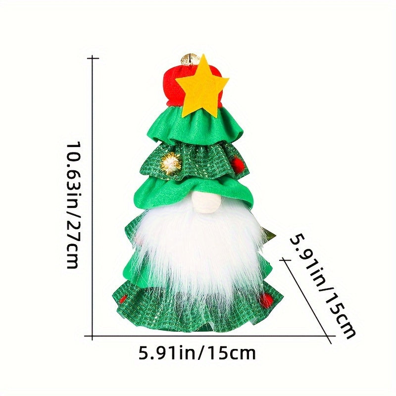Christmas Tree Gnomes Decorations Ornaments Party Supplies