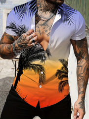 Men's Hawaiian Shirt For Beach Vacation