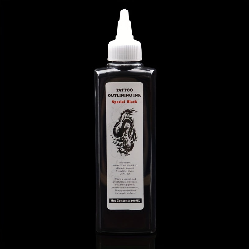 200ml True Tattoo Outlining Ink Professional Pigment