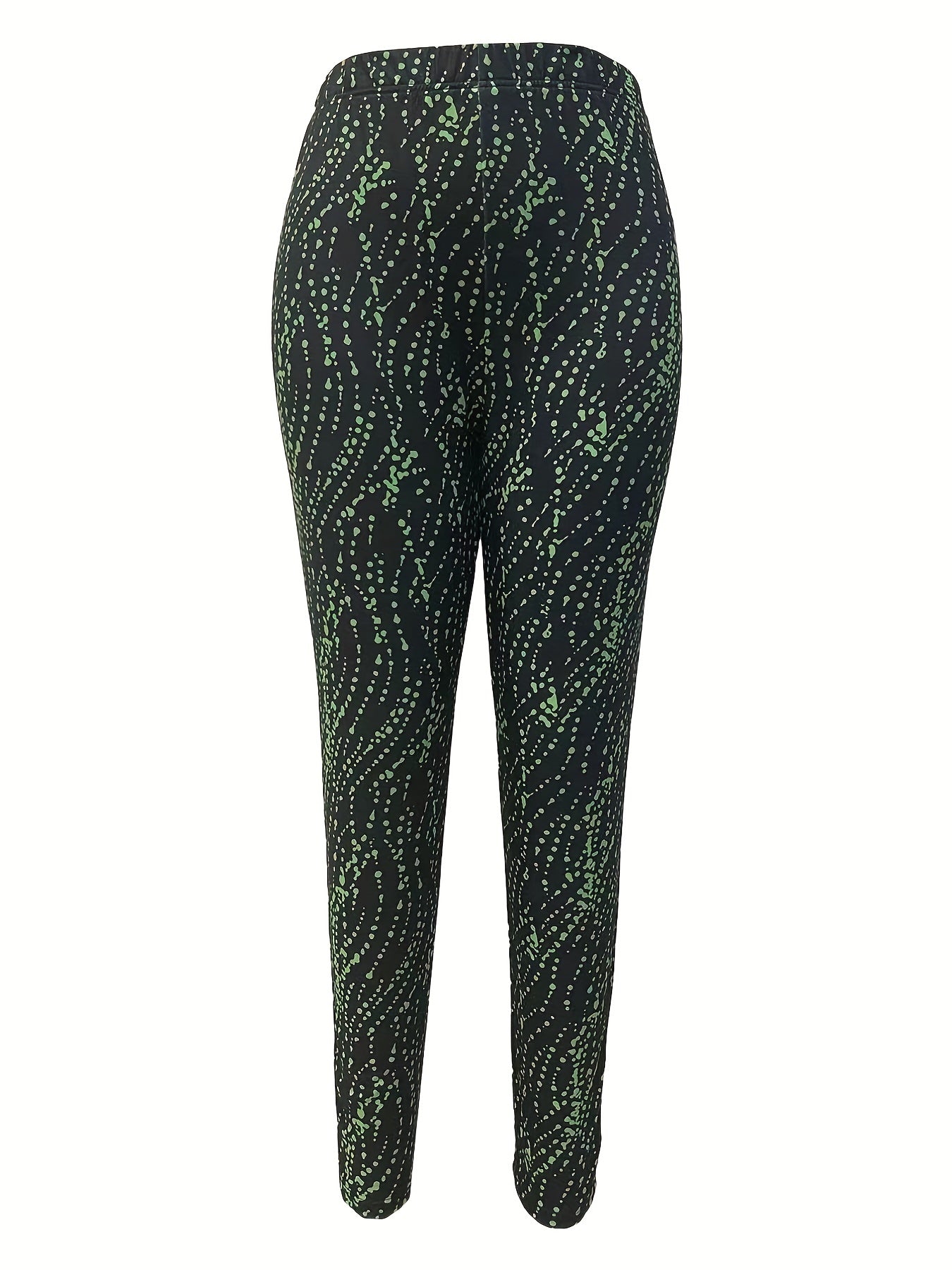 Random Print High Rise Leggings