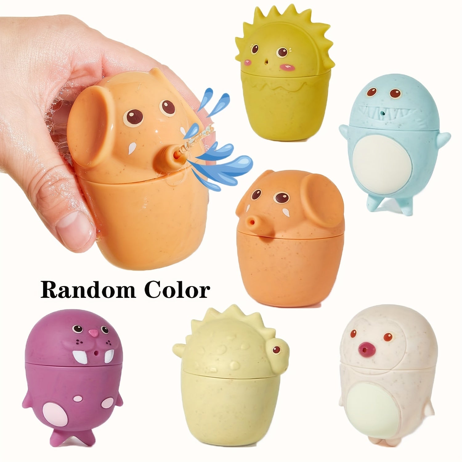 Baby Bath Toys Animal Sprayer Sensory Tub Toys for Toddlers Water Play