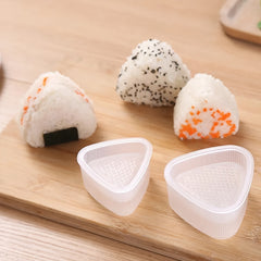 2pcs Triangle Rice Ball Mold Sushi Mold DIY Triangle Rice Ball Mold Lunch Sushi