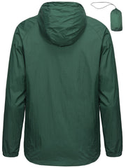 Men's Casual Waterproof Hooded Windbreaker Jacket