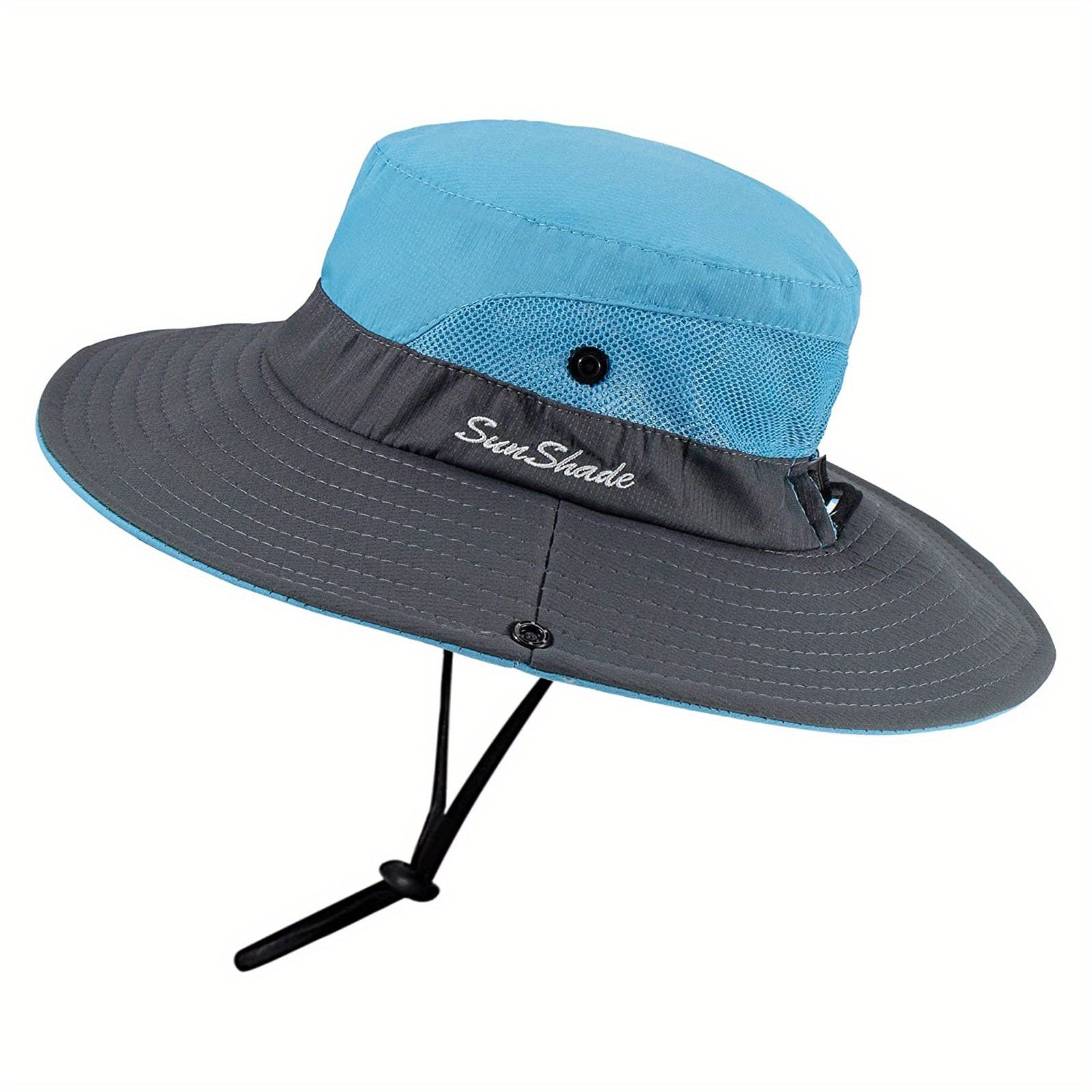 Women's Mesh Ponytail Sun Hat UV Protection Boonie Hats