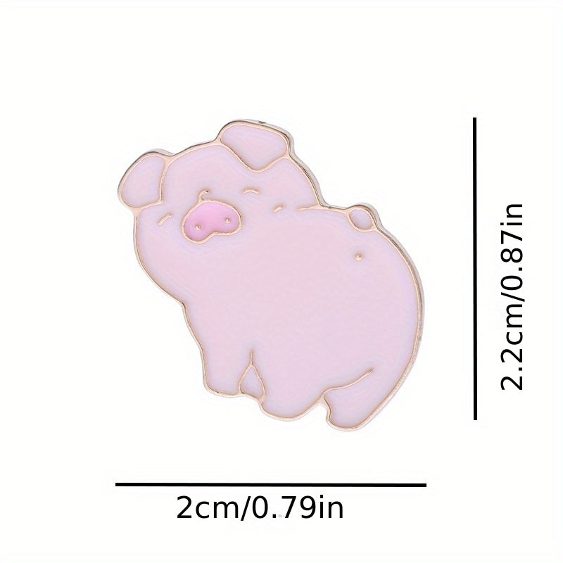 Cartoon Animal Pattern Pin Brooch for Girls