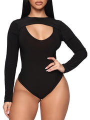 Long Sleeve Shaping Bodysuit Tummy Control Slimming Body Shaper