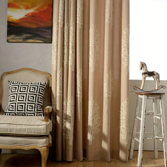 1pc Tree Embroidery Curtain for Home Decor