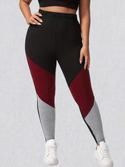 Colorblock High Waist Yoga Leggings