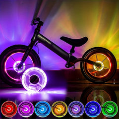 Smart LED Bicycle Wheel Lights - Colorful Night Riding Wheel Lights