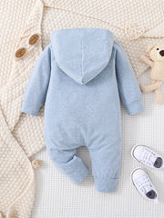 Hooded Romper for Baby Boys and Girls