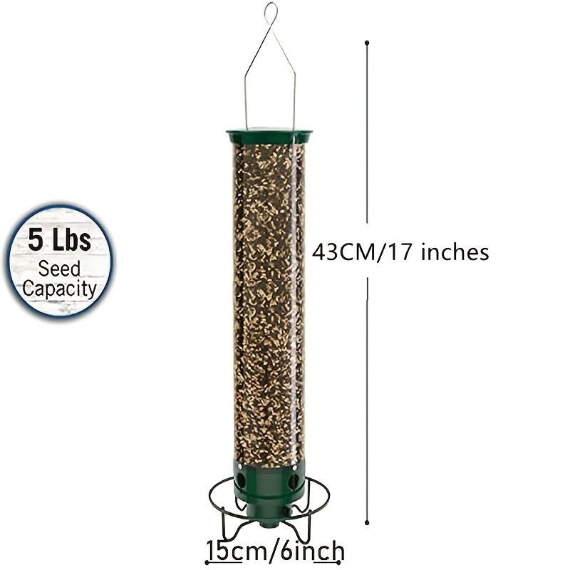 Rotating Squirrel-Proof Bird Feeder for Outdoors