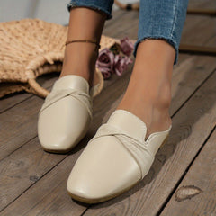 Women's Lightweight Closed Toe Slip On Mules