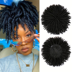 15-24 cm Topper Clip Synthetic Dreadlocks Hair Extensions