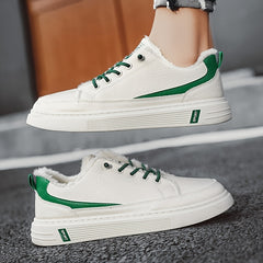 Men's Warm Fleece Skate Shoes Plush Casual Sneakers Winter
