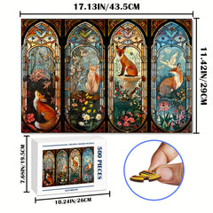Wooden Jigsaw Puzzle 500-1000pcs Durable Portable Mixed Artist