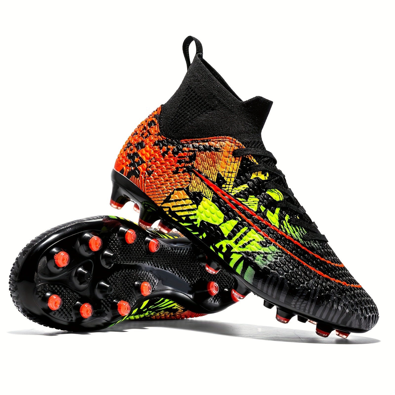 Boy's Non Slip AG Soccer Cleat Professional Outdoor Breathable Cleats