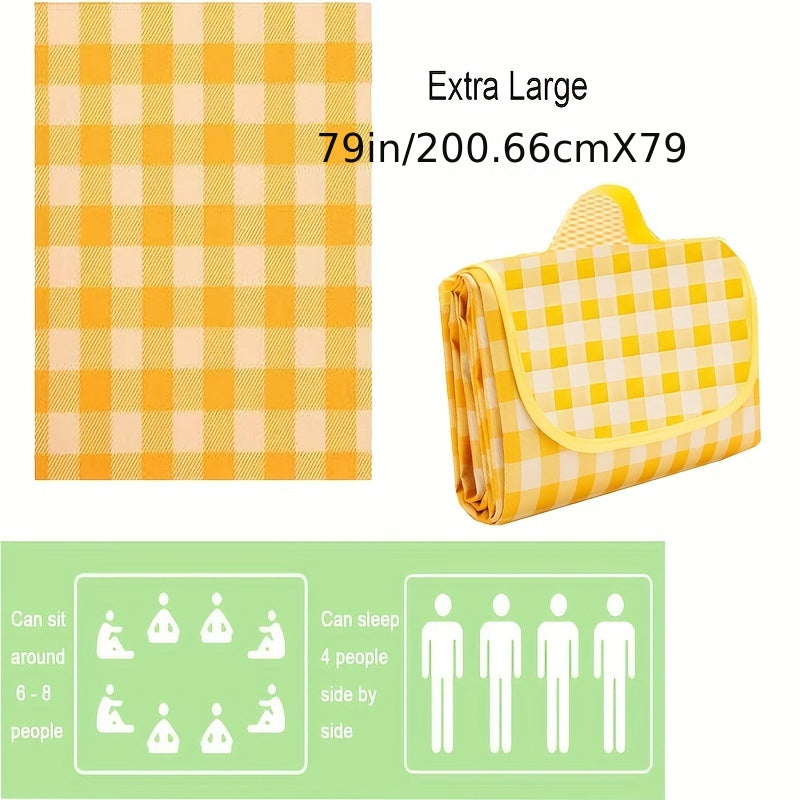 Extra Large Beach Mat 79 X 79 Inch Waterproof Sandproof Mat
