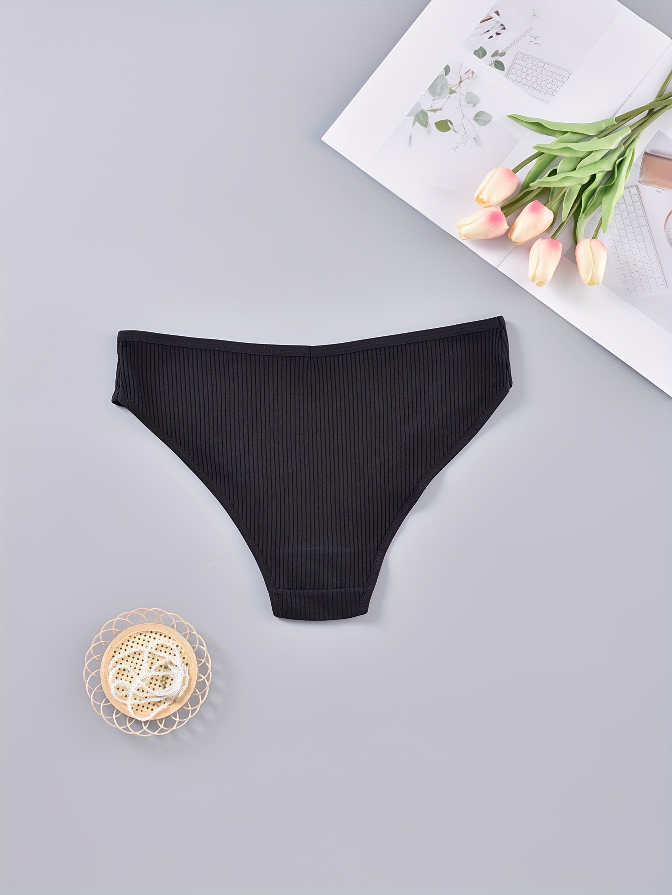3 Pack Seamless Soft Comfort Plus Size Panties Set