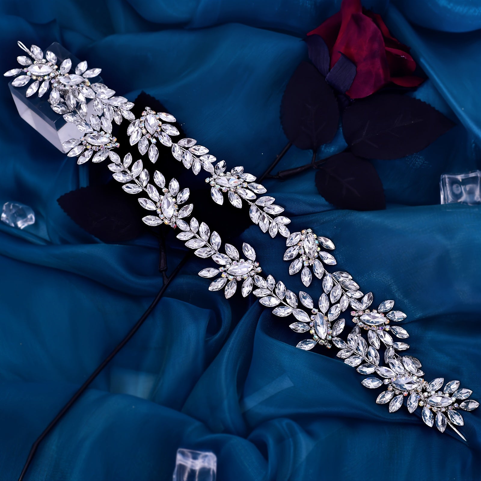 Vintage Rhinestone Bridal Headband for Weddings & Special Occasions