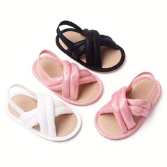 Baby Girls Slip On Slide Sandals Assorted Colors