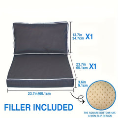 Waterproof Outdoor Cushion Set for Terrace Furniture 60-96cm