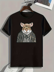 Rat Print Men's Graphic T shirt Casual Comfy Tees For Summer
