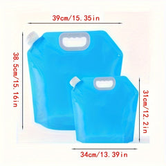 Foldable Water Bag Transparent Bulk Beer Bag Camping Mountaineering