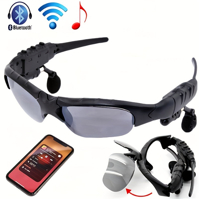 Men's Polarized Wireless Smart Earphones Glasses for Music Calls