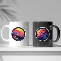 50pcs Colorful Star Universe Stickers for Laptop Water Cup DIY Helmet