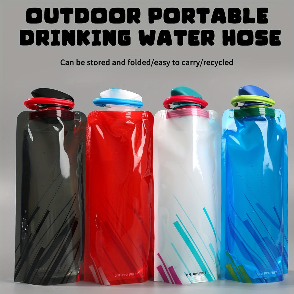 Foldable Water Storage Bag for Outdoor Sports Cycling Mountaineering